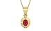 Ashtadhatu Ruby Pendant Limited Quality (P11)