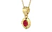 Ashtadhatu Ruby Pendant Limited Quality (P11)