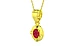 Panchdhatu Ruby Pendant Limited Quality (P11)