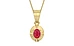 Ashtadhatu Ruby Pendant Prime Quality (P11)
