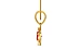 Gold Ruby Pendant Prime Quality (P11)