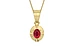 Ashtadhatu Ruby Pendant Rare Quality (P11)