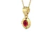 Ashtadhatu Ruby Pendant Rare Quality (P11)
