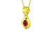Panchdhatu Ruby Pendant Rare Quality (P11)