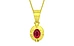 Panchdhatu Ruby Pendant Rare Quality (P11)