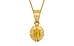 Gold Thailand Yellow Sapphire Pendant Fine Quality (P11)