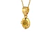 Gold Thailand Yellow Sapphire Pendant Prime Quality (P11)