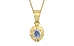 Ashtadhatu Ceylon Blue Sapphire Pendant Fine Quality (P11)