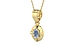 Ashtadhatu Ceylon Blue Sapphire Pendant Fine Quality (P11)