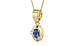 Ashtadhatu Ceylon Blue Sapphire Pendant Limited Quality (P11)