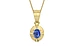 Ashtadhatu Ceylon Blue Sapphire Pendant Limited Quality (P11)