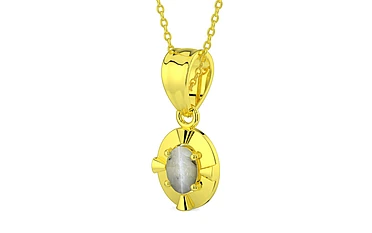 Panchdhatu Cat's Eye Pendant Prime Quality (P11)