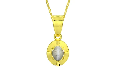 Panchdhatu Cat's Eye Pendant Prime Quality (P11)