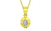 Panchdhatu Ceylon White Sapphire Pendant Fine Quality (P11)