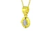 Panchdhatu Ceylon White Sapphire Pendant Fine Quality (P11)