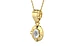 Ashtadhatu Ceylon White Sapphire Pendant Limited Quality (P11)
