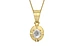 Ashtadhatu Ceylon White Sapphire Pendant Limited Quality (P11)
