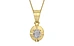 Ashtadhatu Ceylon White Sapphire Pendant Prime Quality (P11)