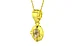 Panchdhatu Ceylon Yellow Sapphire Pendant Fine Quality (P11)