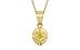 Ashtadhatu Ceylon Yellow Sapphire Pendant Limited Quality (P11)