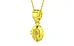 Panchdhatu Ceylon Yellow Sapphire Pendant Limited Quality (P11)