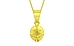 Panchdhatu Ceylon Yellow Sapphire Pendant Limited Quality (P11)