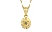 Ashtadhatu Ceylon Yellow Sapphire Pendant Prime Quality (P11)