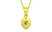 Panchdhatu Ceylon Yellow Sapphire Pendant Prime Quality (P11)