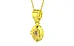 Panchdhatu Ceylon Yellow Sapphire Pendant Prime Quality (P11)