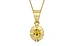 Ashtadhatu Ceylon Yellow Sapphire Pendant Rare Quality (P11)