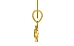 Gold Ceylon Yellow Sapphire Pendant Rare Quality (P11)