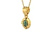 Gold Emerald Pendant Fine Quality (P11)