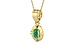 Ashtadhatu Emerald Pendant Limited Quality (P11)