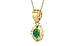 Ashtadhatu Emerald Pendant Rare Quality (P11)