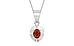 Sterling Silver Hessonite Garnet Pendant Prime Quality (P11)