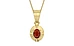 Ashtadhatu Hessonite Garnet Pendant Prime Quality (P11)