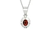 Sterling Silver Hessonite Garnet Pendant Rare Quality (P11)