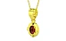 Panchdhatu Hessonite Garnet Pendant Rare Quality (P11)