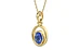 Ashtadhatu Ceylon Blue Sapphire Pendant Limited Quality (P12)