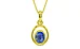 Panchdhatu Ceylon Blue Sapphire Pendant Limited Quality (P12)
