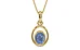 Ashtadhatu Ceylon Blue Sapphire Pendant Prime Quality (P12)