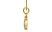 Gold Ceylon Blue Sapphire Pendant Prime Quality (P12)
