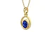 Ashtadhatu Ceylon Blue Sapphire Pendant Rare Quality (P12)
