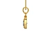 Gold Ceylon Blue Sapphire Pendant Rare Quality (P12)
