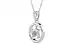 Sterling Silver Ceylon White Sapphire Pendant Limited Quality (P2)
