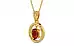 Gold Hessonite Garnet Pendant Prime Quality (P2)