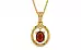Gold Hessonite Garnet Pendant Prime Quality (P2)