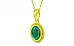Panchdhatu Emerald Pendant Rare Quality (P7)