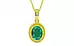 Panchdhatu Emerald Pendant Rare Quality (P7)