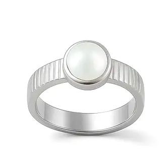 Classic 925 Silver Pearl Ring For Men